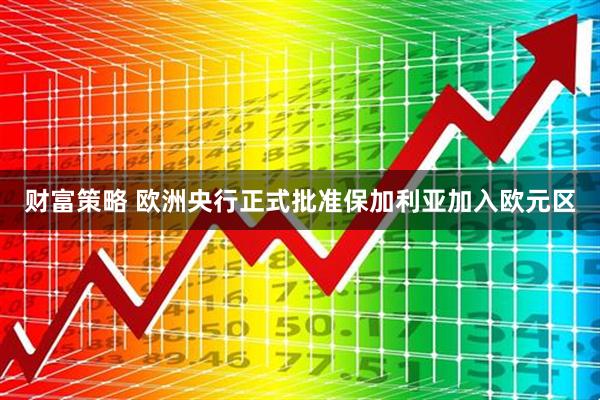 财富策略 欧洲央行正式批准保加利亚加入欧元区