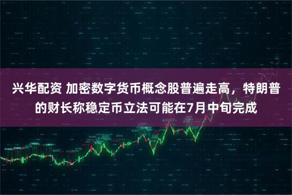 兴华配资 加密数字货币概念股普遍走高，特朗普的财长称稳定币立法可能在7月中旬完成