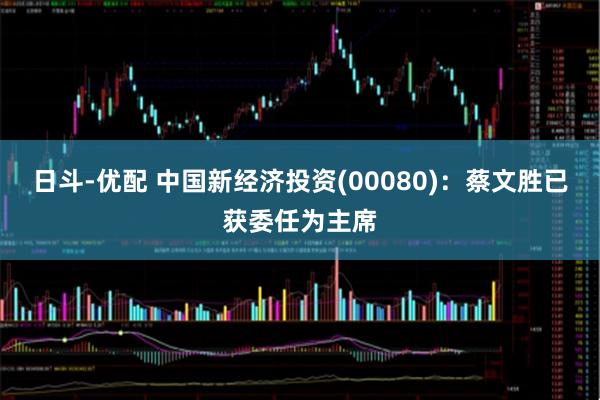 日斗-优配 中国新经济投资(00080)：蔡文胜已获委任为主席
